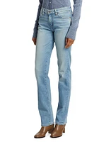 Super Slim Stretch Straight-Leg Jeans