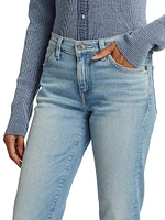 Super Slim Stretch Straight-Leg Jeans