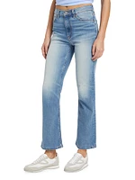 70s Crop Boot Whiskered Jeans