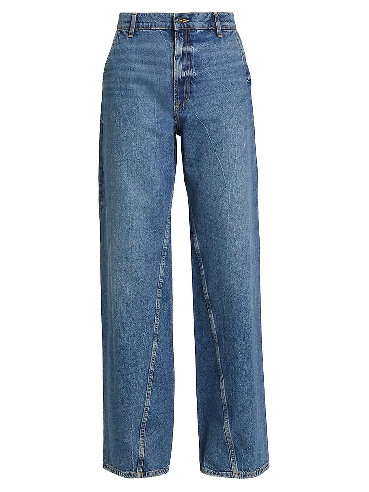 Briley High-Rise Wide-Leg Jeans