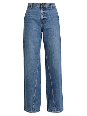 Briley High-Rise Wide-Leg Jeans