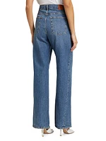 Briley High-Rise Wide-Leg Jeans