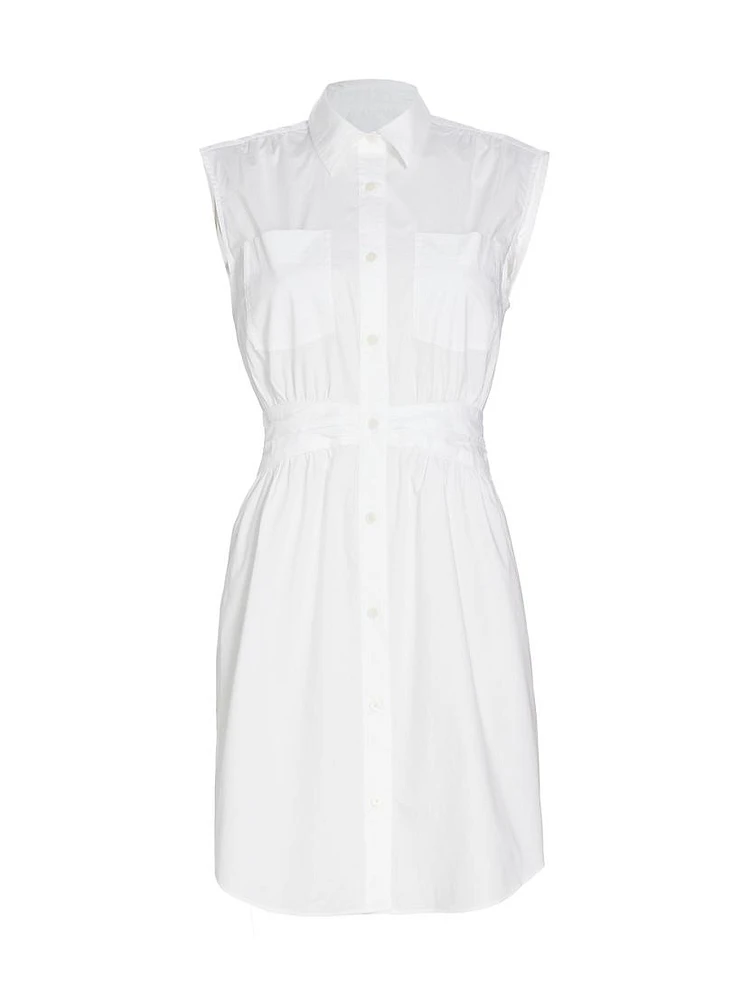 Cora Sleeveless Shirtdress