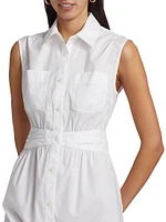 Cora Sleeveless Shirtdress