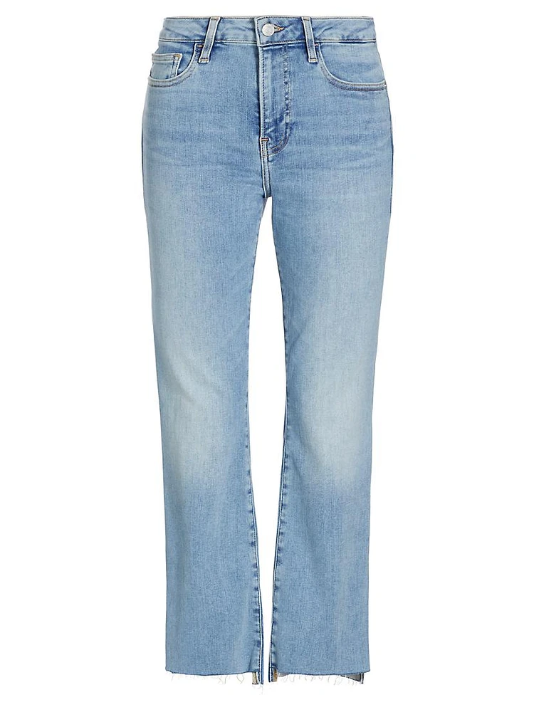 Le Crop Mini Boot-Cut Jeans