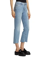 Le Crop Mini Boot-Cut Jeans