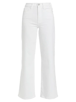 Le Slim Palazzo Mid-Rise Stretch Flare Jeans