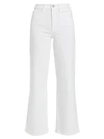 Le Slim Palazzo Mid-Rise Stretch Flare Jeans