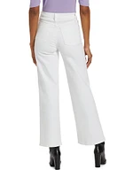 Le Slim Palazzo Mid-Rise Stretch Flare Jeans