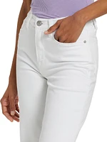 Le Slim Palazzo Mid-Rise Stretch Flare Jeans