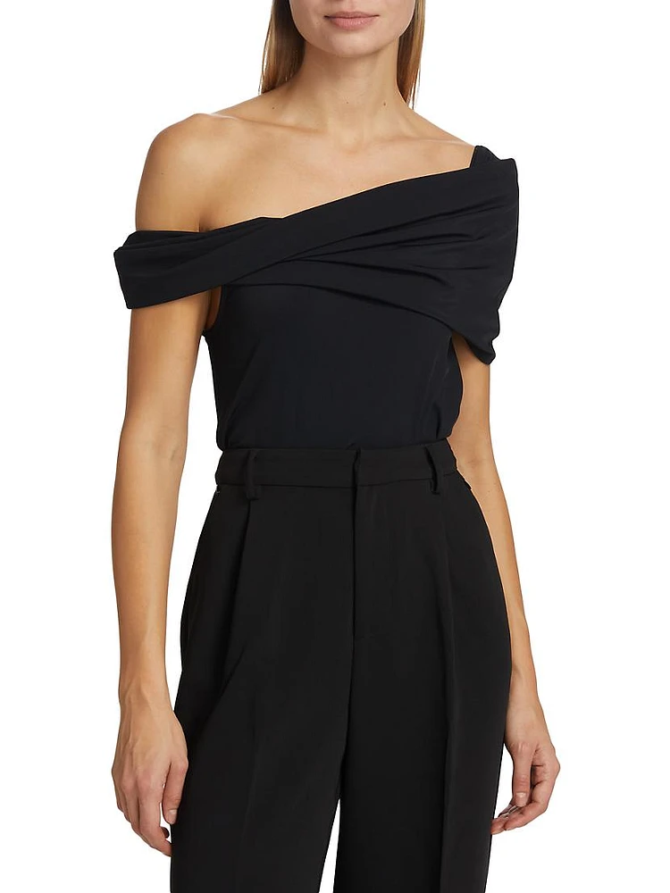 Asymmetric Off-The-Shoulder Top