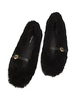 Noella Shearling Flats