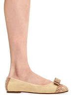 Varina Textured Ballet Flats