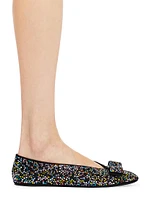 Vanna Strass-Embellished Flats