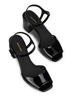 Sally 60MM Patent Leather Sandals