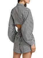 Raquel Striped Cotton Top