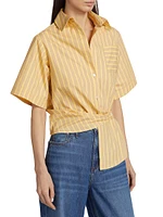 Ivy Stripe Wrap Shirt