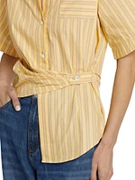 Ivy Stripe Wrap Shirt