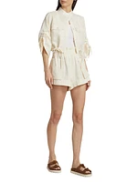 Mira Elasticized Linen Shorts