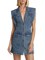 Becca Sleeveless Denim Minidress