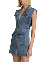 Becca Sleeveless Denim Minidress