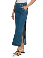 Denim Maxi Skirt