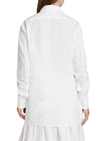 Teverdi Poplin Longline Shirt