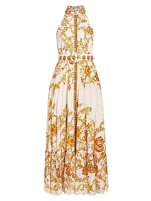 Belted Floral Shirtdress