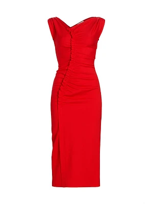 Ivy Stretch-Jersey Sleeveless Midi-Dress