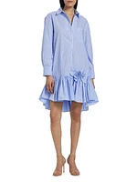 Estelle Striped Cotton Shirtdress