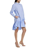 Estelle Striped Cotton Shirtdress