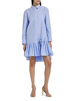 Estelle Striped Cotton Shirtdress