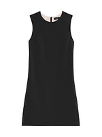 Crepe Shift Minidress