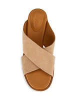 Liana 40MM Crisscross Suede Sandals