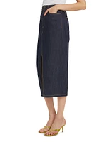 Tana Denim Midi-Skirt