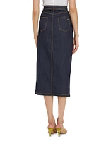 Tana Denim Midi-Skirt