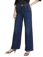 Le Slim Palazzo Wide-Leg Jeans