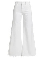 The Roller Fray Mid-Rise Wide-Leg Pants