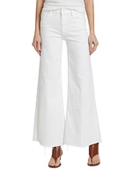 The Roller Fray Mid-Rise Wide-Leg Pants