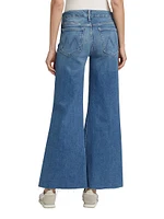 The Roller Mid-Rise Wide-Leg Jeans