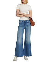 The Roller Mid-Rise Wide-Leg Jeans