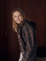 Iconic Princess Leopard Slicker Coat