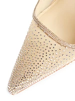 Diya 100MM Crystal Mesh Pumps