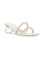 Jaiden Faux-Pearl-Embellished Sandals