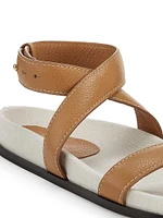 The Leather Chunky Sandals