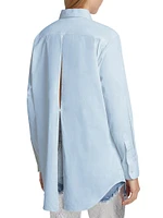 The Mira Split-Back Boyfriend Shirt