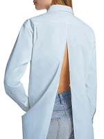 The Mira Split-Back Boyfriend Shirt