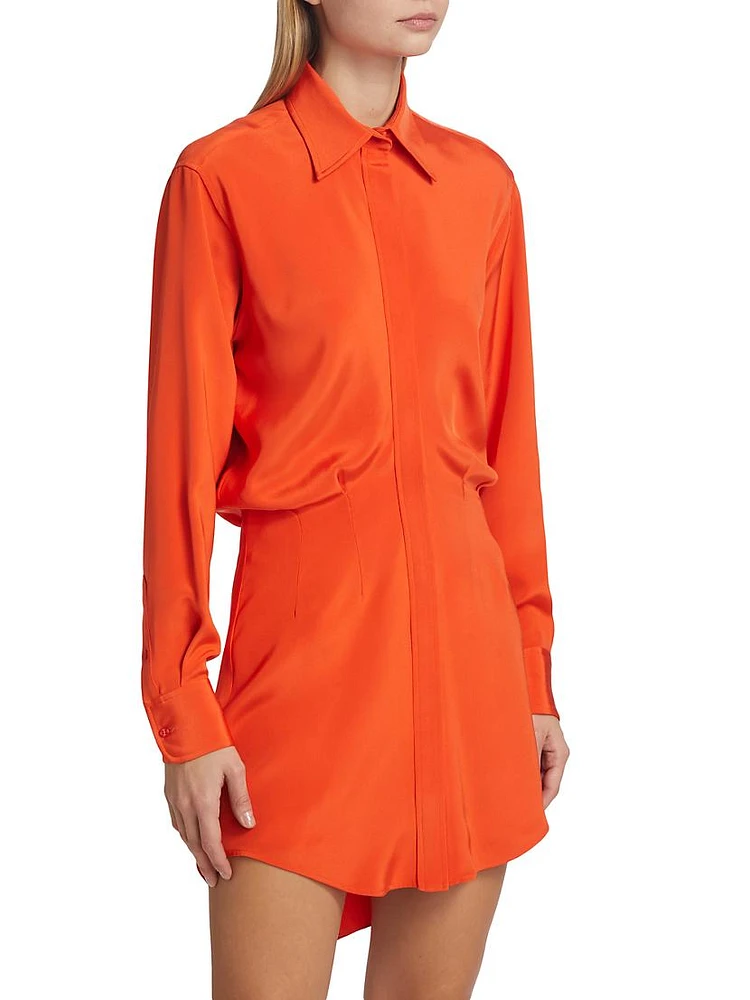 The Vera Silk Shirtdress