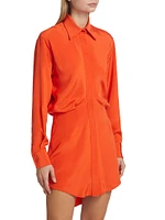 The Vera Silk Shirtdress