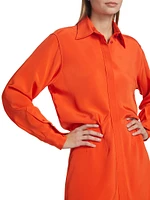 The Vera Silk Shirtdress